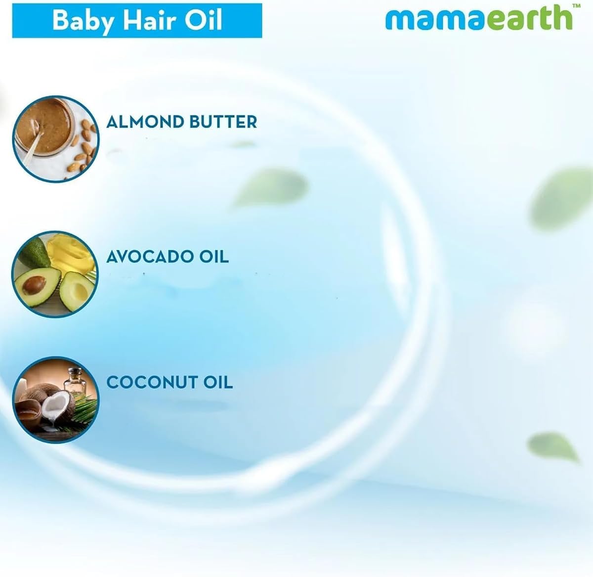 Mamaearth Nourishing Hair Oil for Babies - Almond, Coconut, Jojoba - 100ml - Image 4