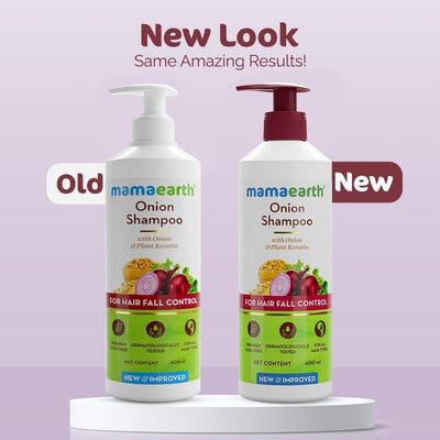Mamaearth Onion Shampoo with Plant Keratin - 400ml - Image 2