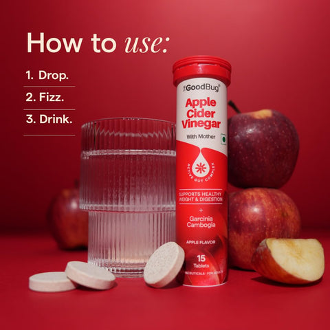 The Good Bug Effervescent : Apple Cider Vinegar 15 Tablets