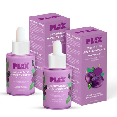 Plix Face Serum with 10% Niacinamide & Jamun - 30ml (Pack of 2)