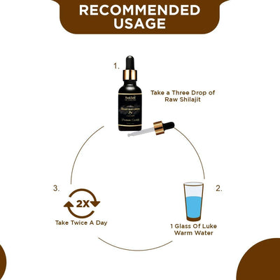 Vedapure Rock Gold Shilajit Liquid - Natural Black Drops, 30ml - Image 5