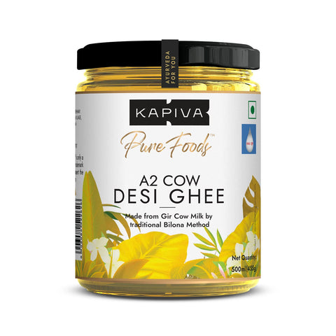 Kapiva A2 Cow Desi Ghee 500ml Buy One Get One