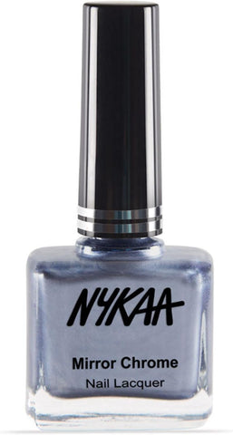 Nykaa Mirror Chrome Nail Lacquer Intergalactic Blue  Shade No  161