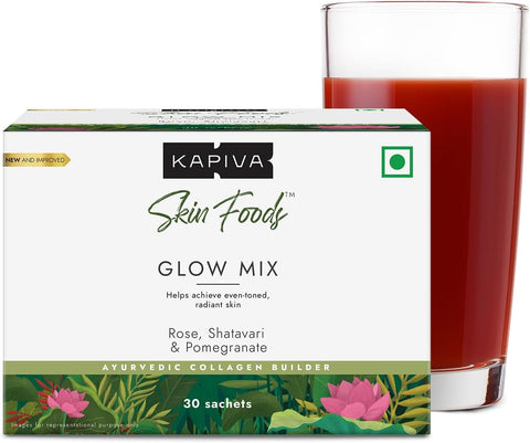 Kapiva Glow Mix & Kumkumadi Glow Oil Combo