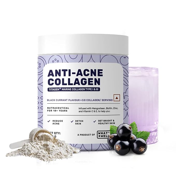 What’s Up Anti Acne Collagen Black Currant Flavor 200g