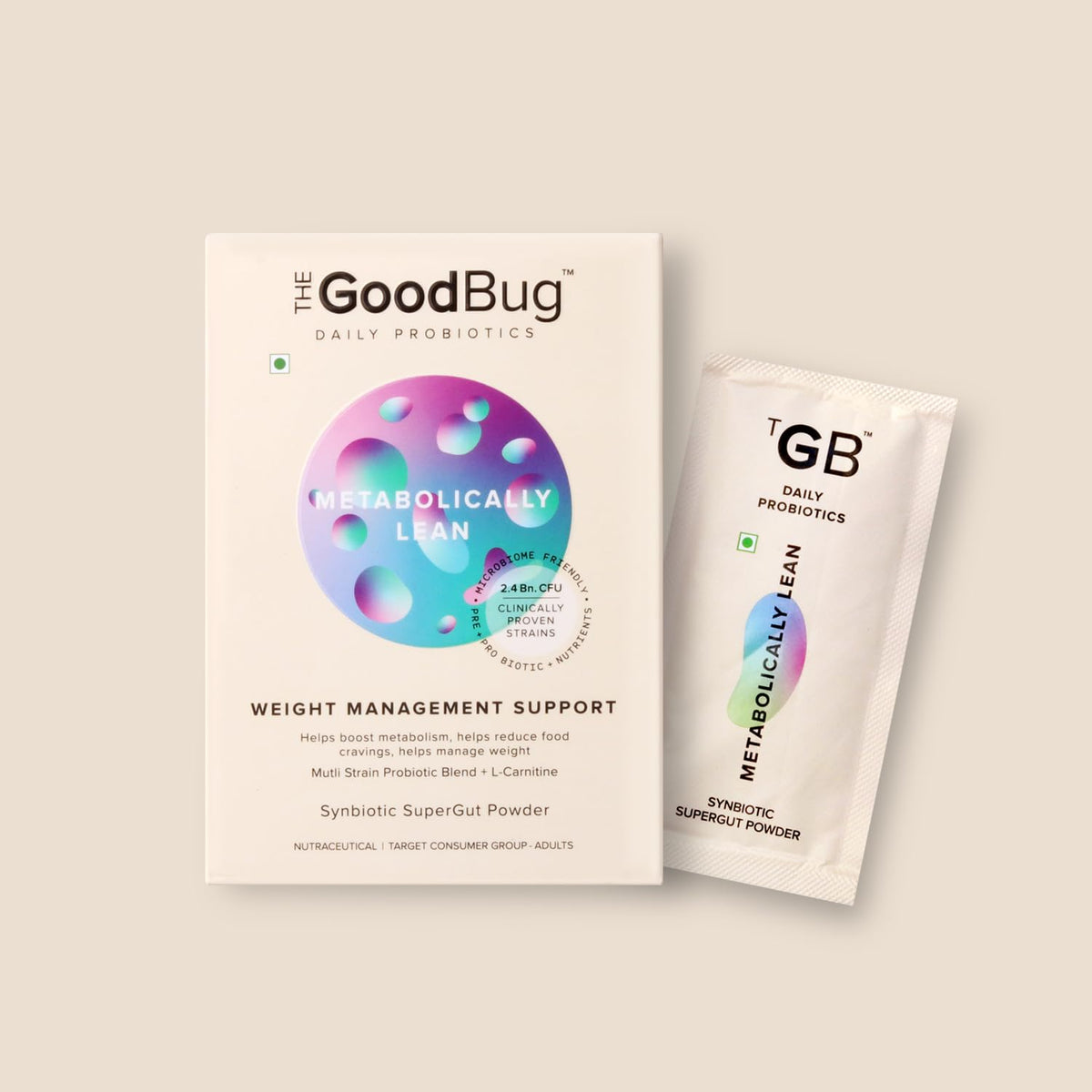 The Good Bug Metabolically Lean SuperGut Powder - Probiotics & Prebiotic Fibre Combo Pack, 30 Days - Image 2
