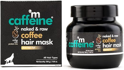 mCaffeine Naked & Raw Coffee Hair Mask - Hair Treatment - 200 gm - Image 2