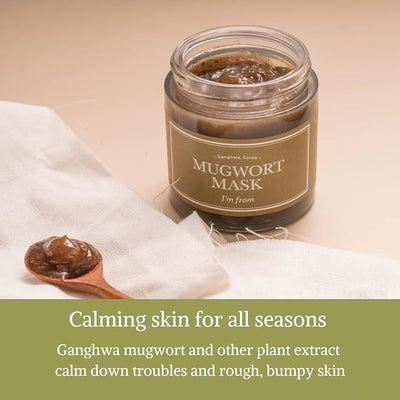 I'M FROM Mugwort Mask - Fast Soothing & Cooling Gel - 1.01 Fl Oz - Image 4