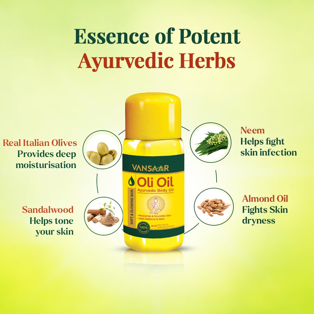 Vansaar Ayurvedic Body Oil - 500ml - Image 4