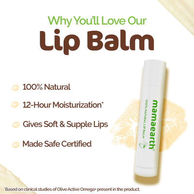 Mamaearth Natural Lip Balm with Vitamin E & Shea Butter - 4g - Image 2