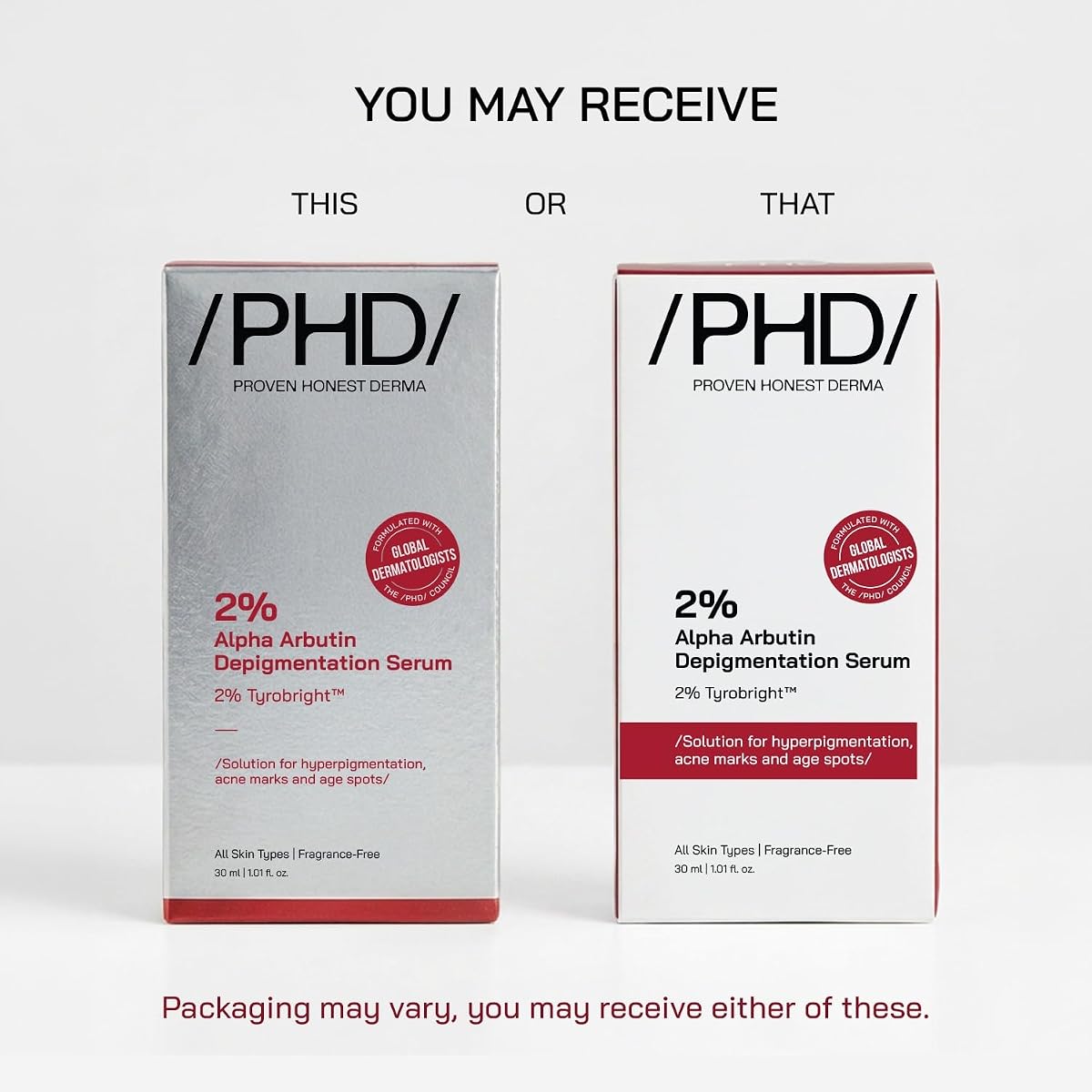 PHD 2 2% Alpha Arbutin Depigmentation Serum - Face Treatment, 30ml - Image 2