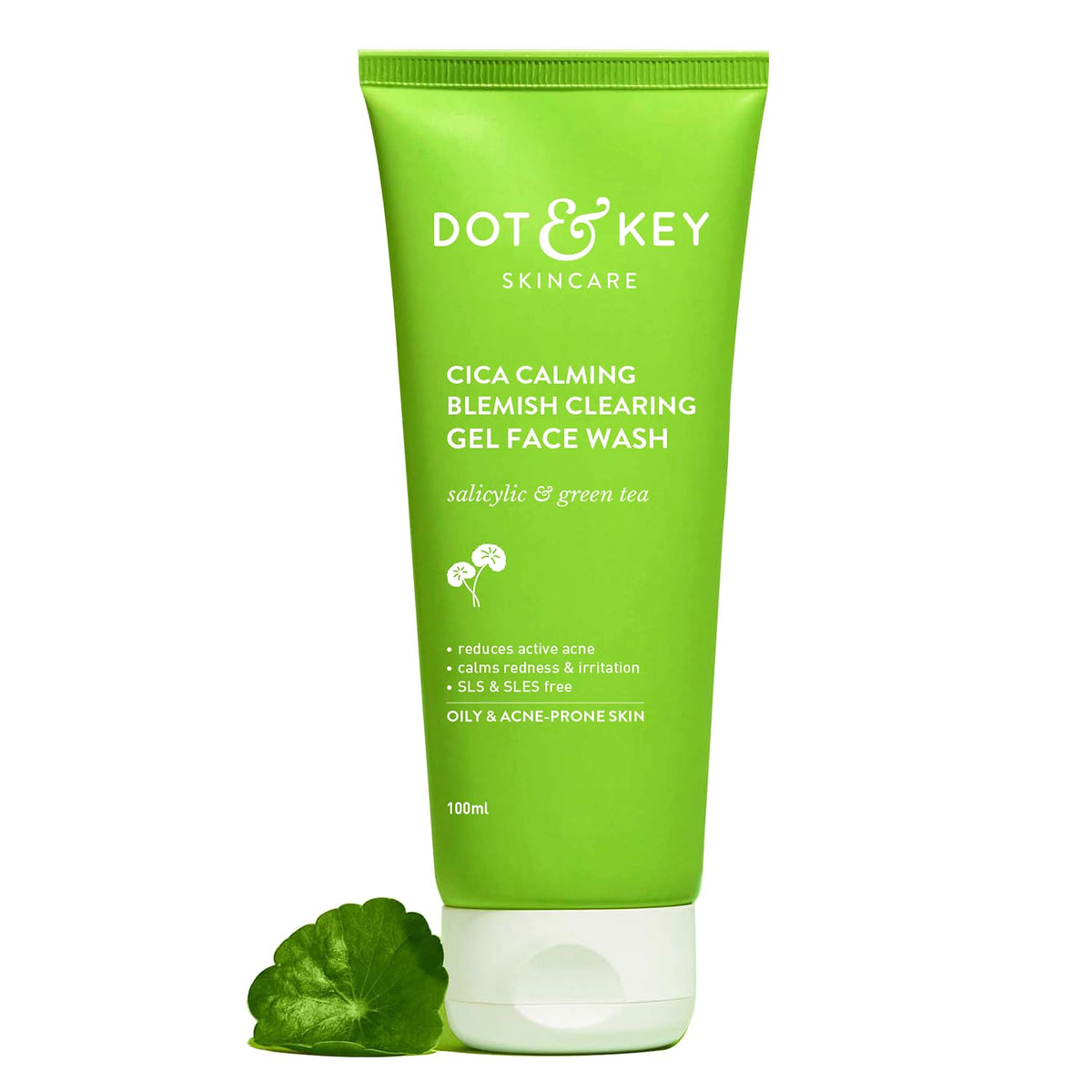 Dot & Key Cica Salicylic Face Wash With Tea Tree Oil For Oily Acne 100 ml