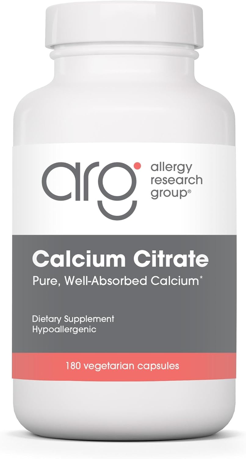 Allergy Research Calcium Citrate - 180 Vegetarian Capsules
