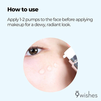 9Wishes Hydra Ampule Base Primer - Hydrating, Lightweight - 30ml - Image 5