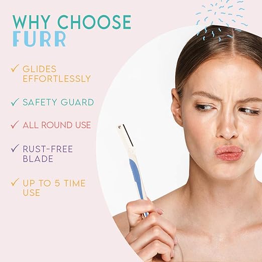 Pee Safe Furr Dual Head Face Razor for Men - 1 Piece - Image 2
