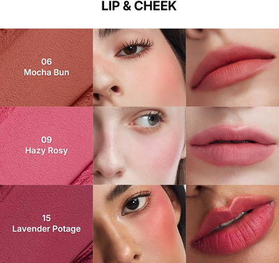 Dasique Souffle Color Pot #12 Apple Tarte - Multi-Use Lip & Cheek Tint, Built-In Mini Brush - Image 2