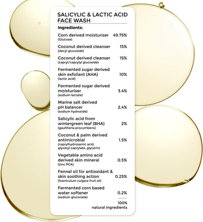 Brillaire Salicylic & Lactic Acid Face Wash - 100ml - Image 2