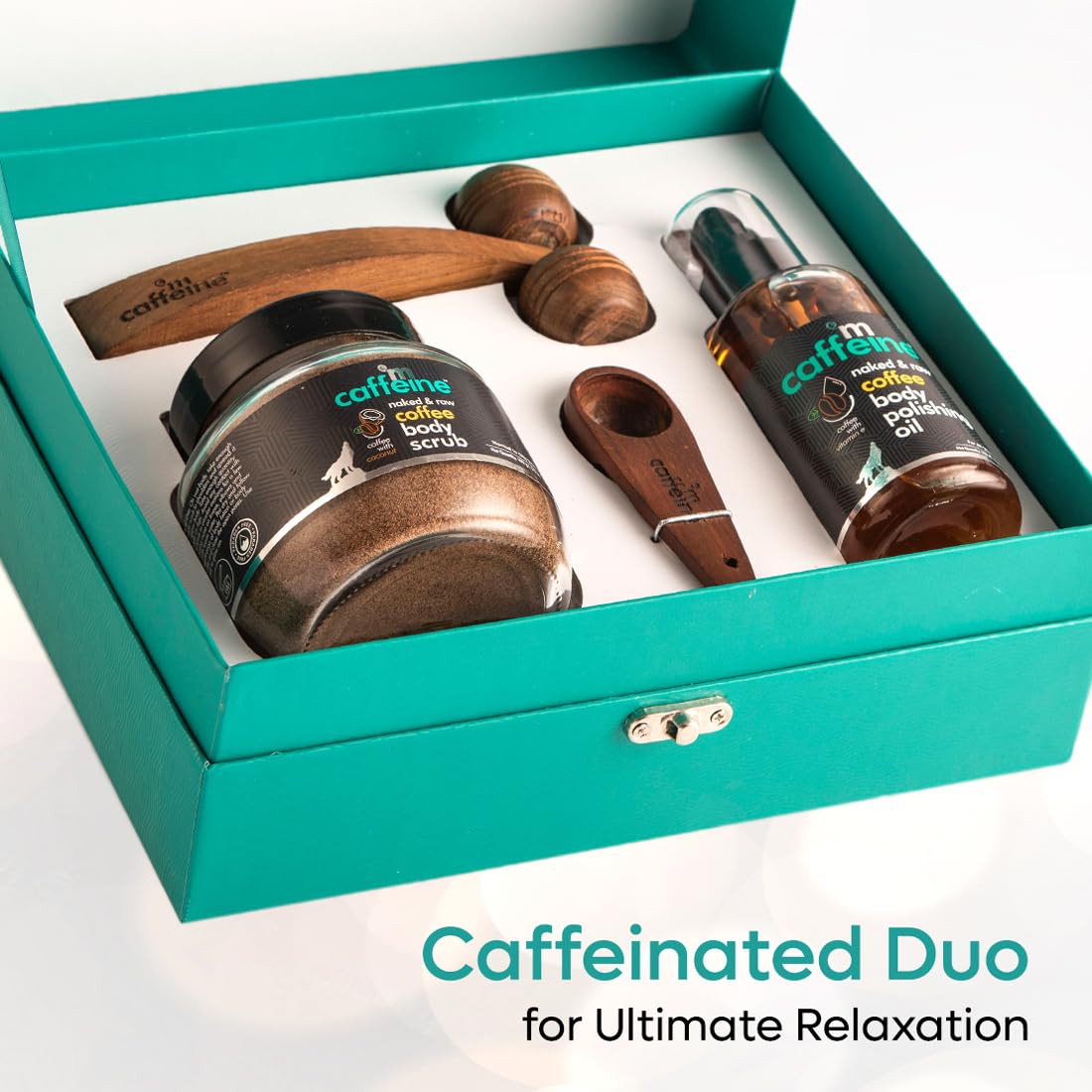 mCaffeine Coffee Destress Body Care Gift Kit - 200 gm - Image 2