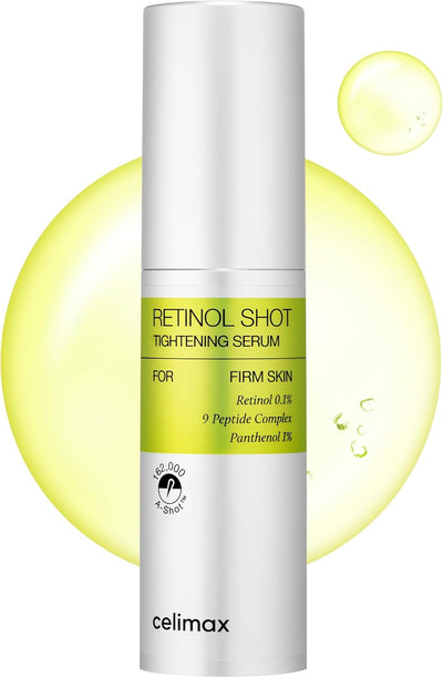CELIMAX Retinol Shot Tightening Face Serum - Enhance Skin Firmness & Vitality - 30ml