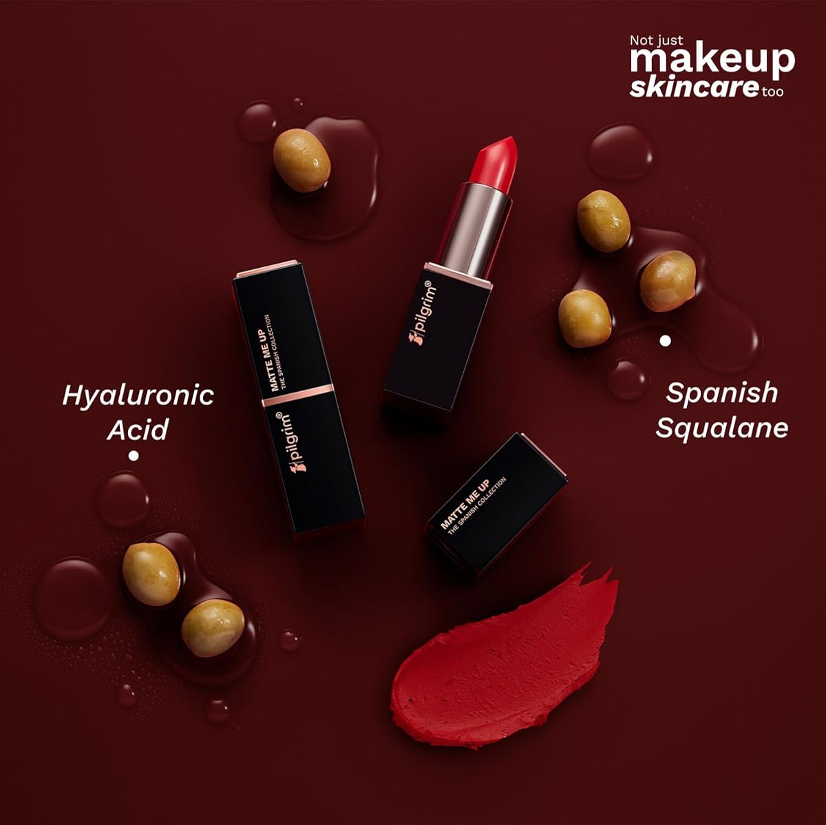 Pilgrim Matte Bullet Lipstick - SPF 30, Spanish Squalane, 4.2g - Image 5