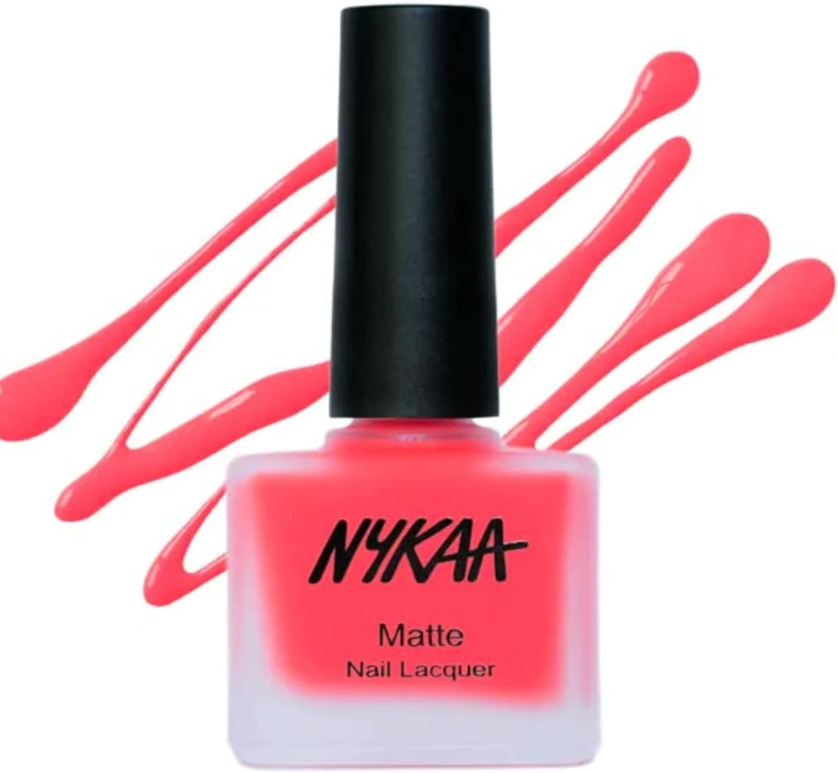 Nykaa Neon Matte Nail Enamel - Lemonade Fizz 76, 9ml