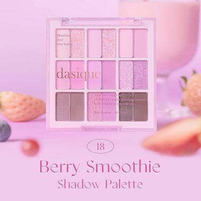 Dasique Shadow Palette #18 Berry Smoothie - Colour Cosmetics - Image 6
