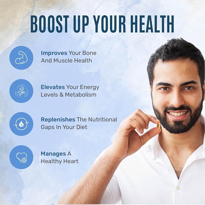 Wow Life Science Multi-VITAMIN Capsules for Men - 60 Count - Image 3