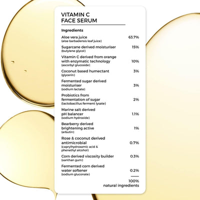 Brillaire Vitamin C Face Serum with Probiotics & Aloe Vera - 10% Formula, 30ml - Image 2