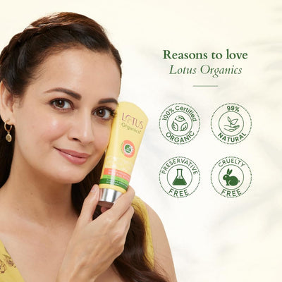 Lotus Organic Sheer Brightening Mineral Sunscreen SPF-50 PA - 100g - Image 6