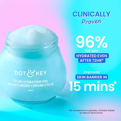 Dot & Key 72Hr Hydrating Gel with Probiotics - 60ml - Image 5