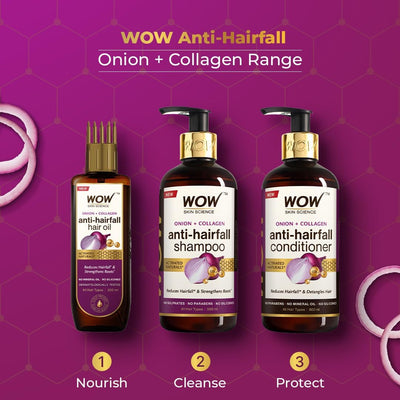 WOW Skin Science Onion Red Seed Oil Shampoo - 300ml - Image 7