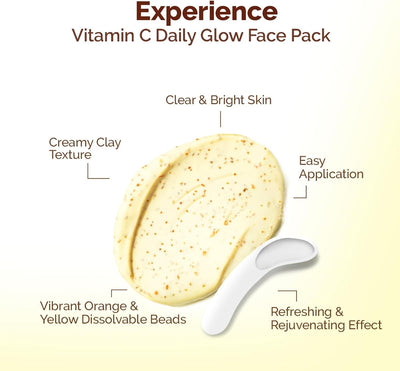 Mamaearth Vitamin C Face Mask - Skin Illumination with Turmeric & Kaolin Clay, 100g - Image 4