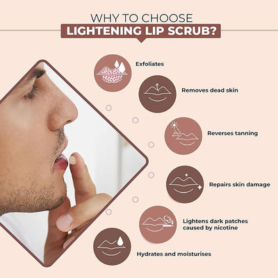 The Man Company Lip Scrub - Brown Sugar & Almond Oil, 10g - Image 6