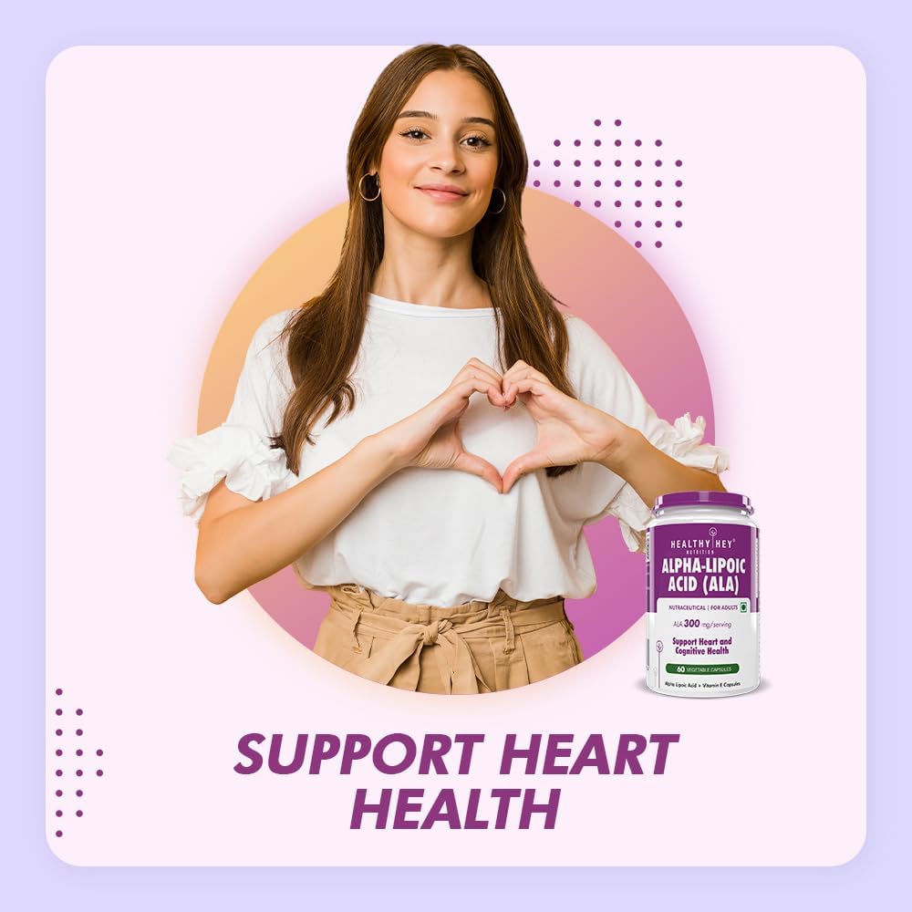 HealthyHey Alpha Lipoic Acid - 60 Veg. Capsules, Gluten Free & Non-GMO - Image 3