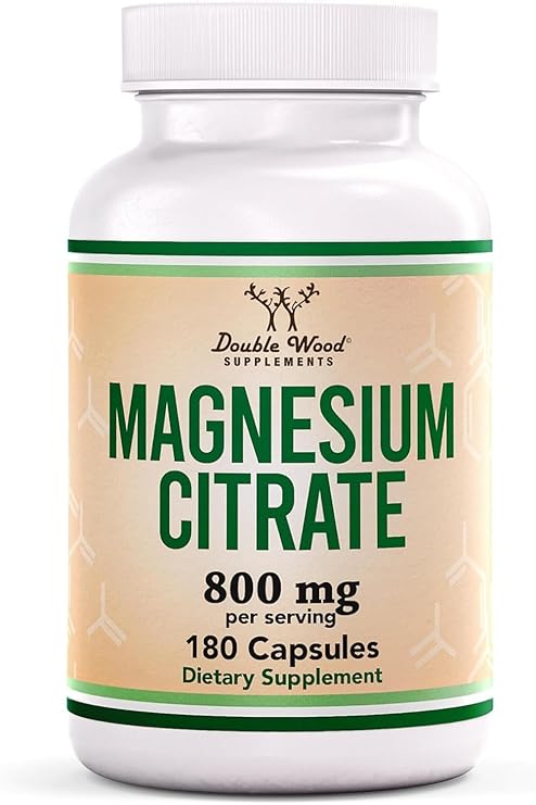 Doublewood Magnesium Citrate 400mg, 180 Capsules - Vitamins & Minerals