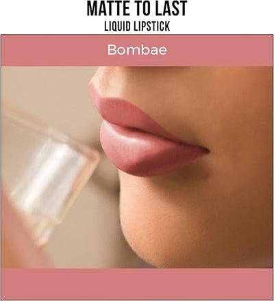 Nykaa Matte To Last Liquid Lipstick Bombae 01 - Long-Lasting Matte Finish - Image 3