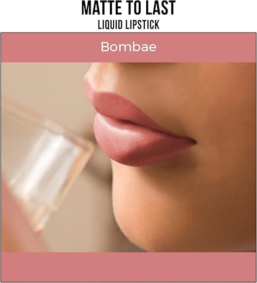 Nykaa Matte To Last Liquid Lipstick Bombae 01 - Long-Lasting Matte Finish - Image 3
