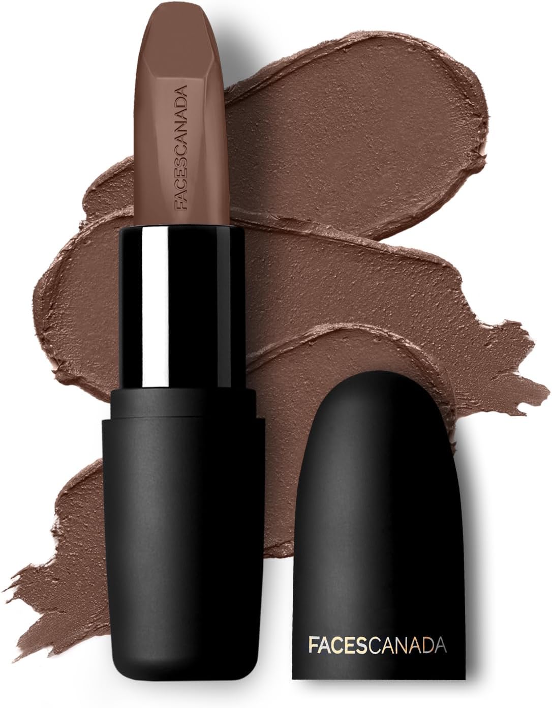Faces Canada Weightless Matte Finish Lipstick in Pretty Sepia 08 - 4.5g