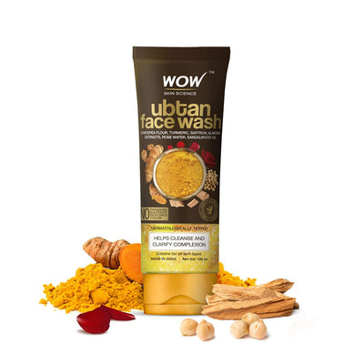 Wow Skin Science Ubtan Face Wash, Pack of 2 - Net Vol 200ml - Image 2
