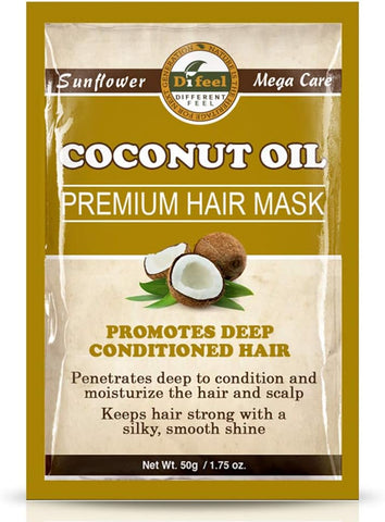 Difeel Premium Hair Mask Coconut Oil 50G Pack