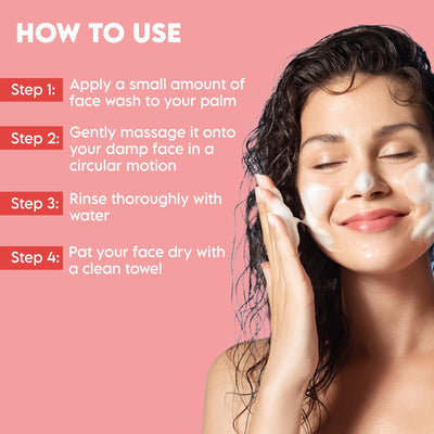 Clensta Red Aloe Vera Oil Control Face Wash - 100ml - Image 3