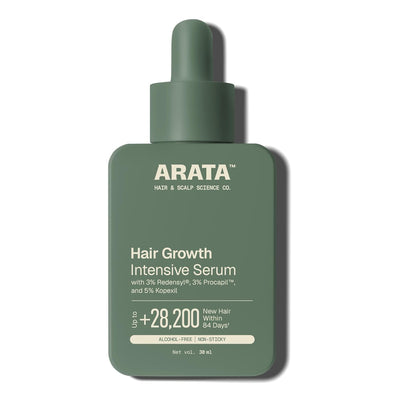 Arata Intensive Hair Growth Serum - 3% Redensyl, 3% Procapil (30 Ml)
