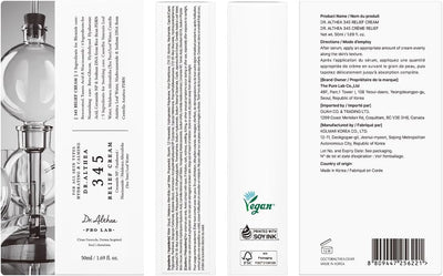 Dr.Althea 345 Relief Cream - Soothing Vegan Moisturizer with Niacinamide & PDRN, 50ml - Image 8