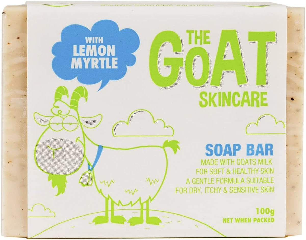 The Goat Skincare Soap Bar with Lemon Myrtle - 100g