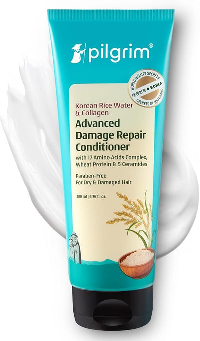 Pilgrim Korean Rice Water & Collagen Advanced Damage Repair Conditioner - 200ml