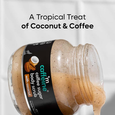 mCaffeine Coffee Sugar Body Scrub with Coconut - 200g - Image 5