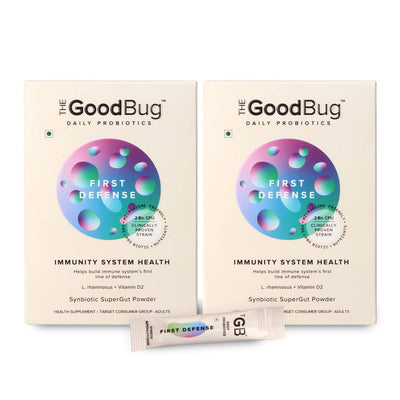 The Good Bug First Defense SuperGut Powder for Healthy Digestion - 15 Days Pack, Pack of 2