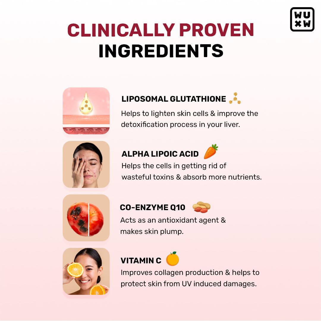 What's Up Gluta-Glow Gummies - No Added Sugar, 30 Day Pack - Image 4