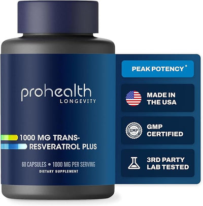 TRANS-RESVERATROL 1,000MG, 60 CAPSULES
