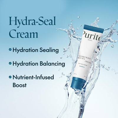 Purito Hydro Wave Deep Sea Face Moisturiser Cream - 50ml - Image 3